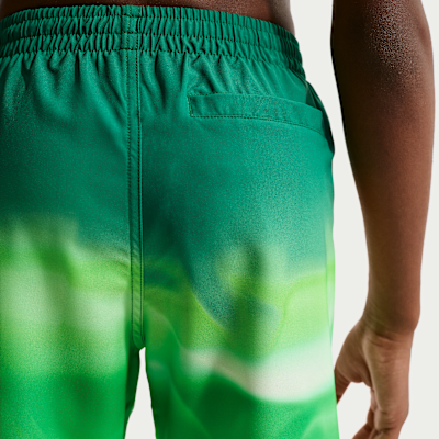 Shorts de playa o alberca de 18 cm con forro de ropa interior para niño talla grande Nike Swim Breaker