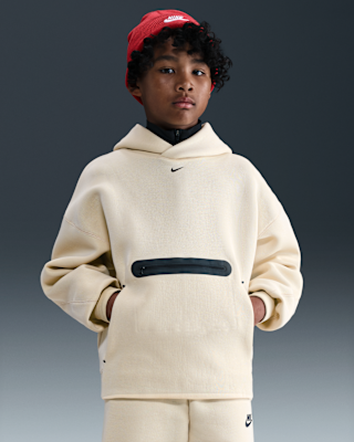 Детское худи Nike Sportswear Tech Fleece Big Kids' (Boys') Oversized Pullover Hoodie