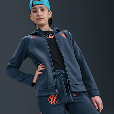 Fato de treino de futebol entrançado Nike Total 90 do terceiro equipamento Inter de Milão Júnior