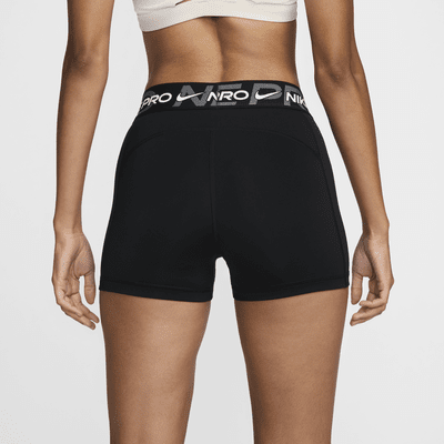 Nike Pro Women's Mid-Rise 3" Graphic Biker Shorts