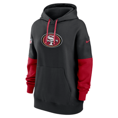 San Francisco 49ers Sideline Essential Women's Nike NFL Pullover Hoodie