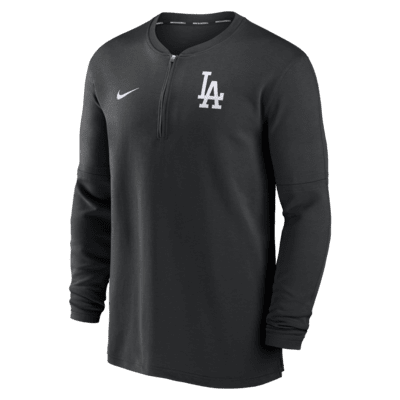 Los Angeles Dodgers Authentic Collection Game Time Men's Nike Dri-FIT MLB 1/2-Zip Long-Sleeve Top