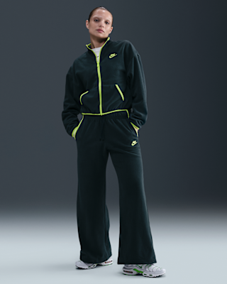 Женские  Nike Sportswear Club Fleece Mid-Rise Wide-Leg Cozy Pants
