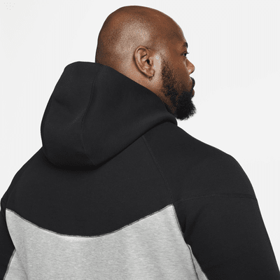 Nike Sportswear Tech Fleece Windrunner cipzáras, kapucnis férfipulóver