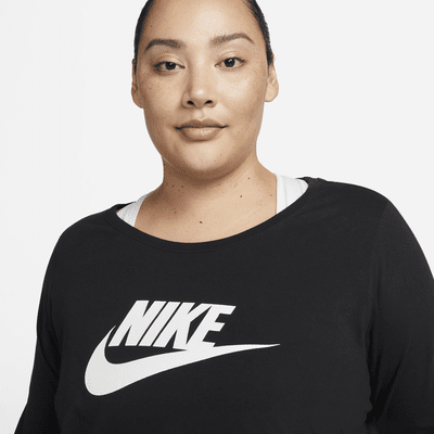 Nike Sportswear Club Women's Long-Sleeve T-Shirt (Plus Size)