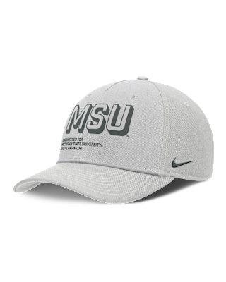 Мужские  Michigan State On-Field Primetime Rise Nike College Adjustable Hat