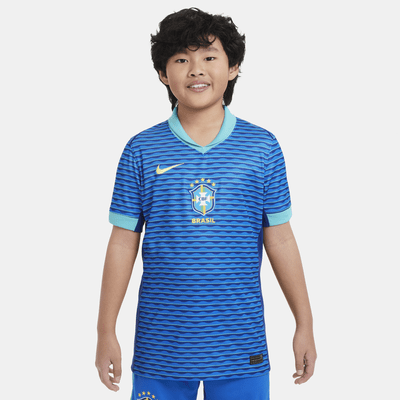 เสื้อแข่งฟุตบอล Replica เด็กโต Nike Dri-FIT Brazil 2024 Stadium Away