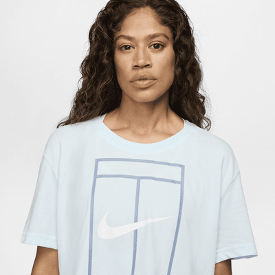 Playera de manga corta Dri-FIT cropped para mujer Nike Heritage