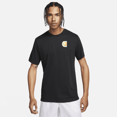 Nike Court Dri FIT - Negro - Camiseta Tenis Hombre