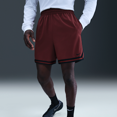 Shorts de básquetbol de tejido Woven UV Dri-FIT de 15 cm para hombre Nike DNA