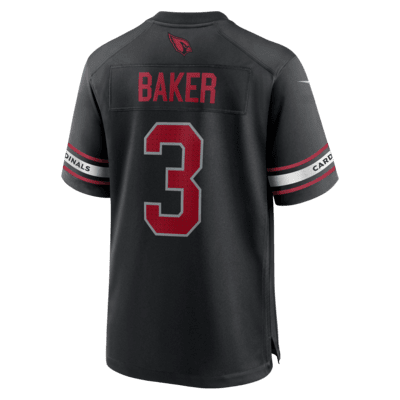 Jersey de fútbol americano Nike NFL Game para hombre Budda Baker Arizona Cardinals