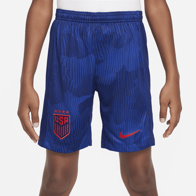 Shorts de fútbol Nike Dri-FIT de EE. UU. visitante 2022/23 Stadium para niños talla grande