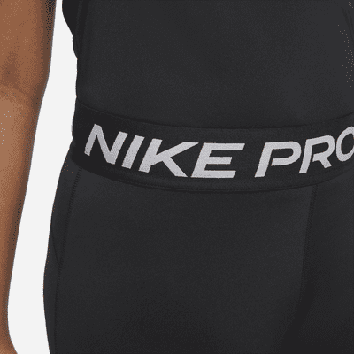 Nike Pro Dri-FIT Older Kids' (Girls') Shorts (Extended Size)