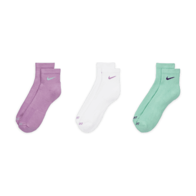 Nike Everyday Plus Cushioned Training Ankle Socks (3 Pairs)