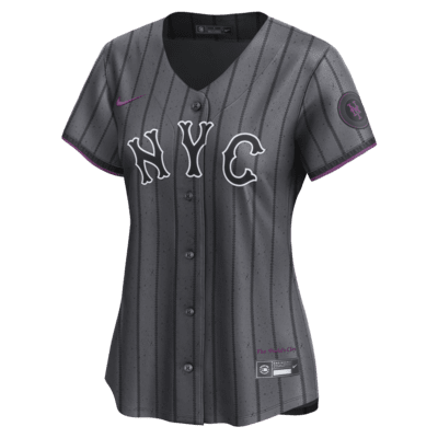 Jersey Nike Dri-FIT ADV de la MLB Limited para mujer New York Mets City Connect