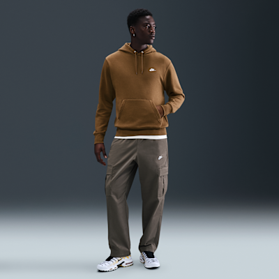 Fleecehuvtröja Nike Club för män