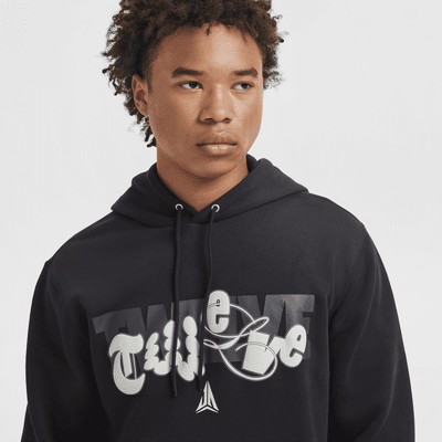 Sweat à capuche de basket en tissu Fleece Ja pour homme