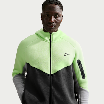 Chamarra Windrunner de tejido Fleece de cierre completo para hombre Nike Tech