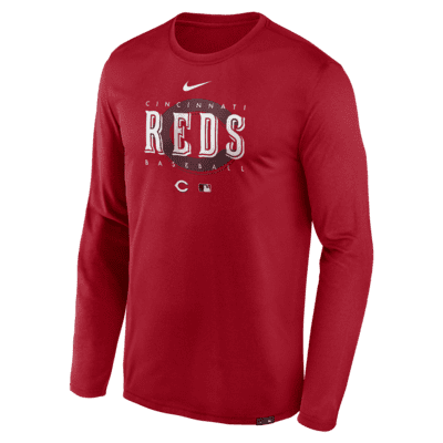 Nike Dri-FIT Team Legend (MLB Cincinnati Reds) Men's Long-Sleeve T ...