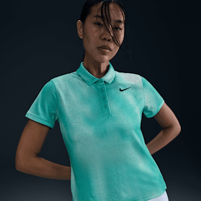 Nike Victory Women's Dri-FIT Short-Sleeve Printed Golf Polo