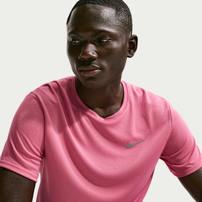Playera de correr de manga corta Dri-FIT UV para hombre Nike Miler