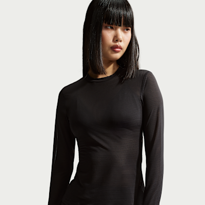 Nike Sportswear Women's Tight Long-Sleeve Sheer Top