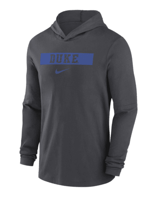 Мужские  Duke Blue Devils Sideline Nike Dri-FIT College Long-Sleeve Hooded Top