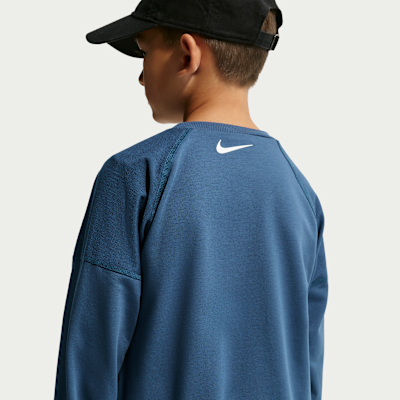 Nike E1D1 Little Kids' French Terry 2-Piece Graphic Crew Set