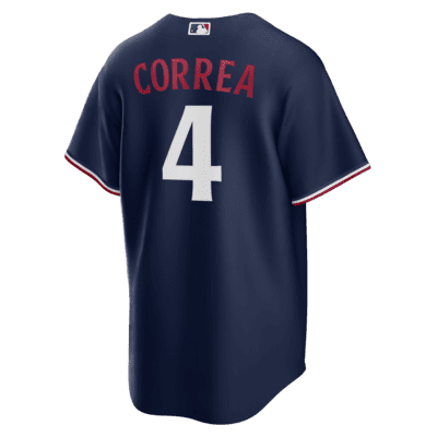 MLB Minnesota Twins (Carlos Correa) Men's Replica Baseball Jersey