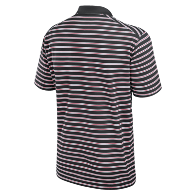 Polo universitario Nike Dri-FIT para hombre Ohio State Buckeyes Primetime Victory Striped