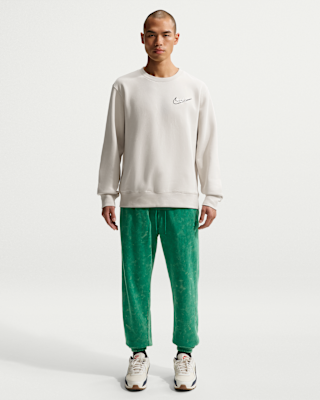 Мужские  Nike Sportswear Club Washed Cuffed Fleece Pants