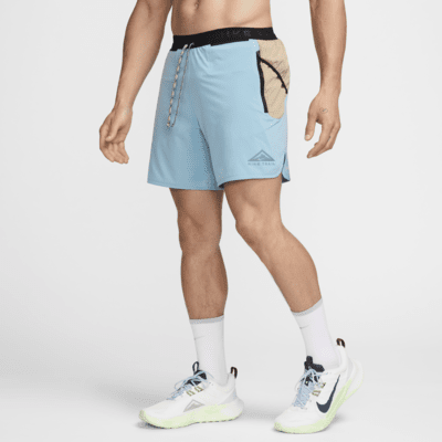 Shorts de running con forro de ropa interior Dri-FIT de 18 cm para hombre Nike Trail Second Sunrise