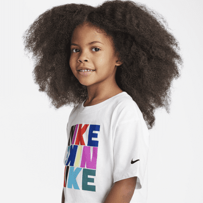 Nike Snack Pack Boxy Tee Little Kids' T-Shirt. Nike JP