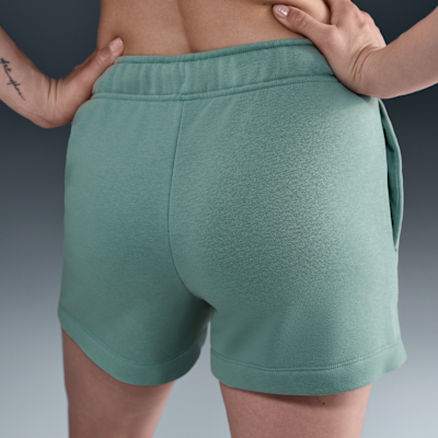Shorts de tiro medio para mujer Nike Sportswear Club Fleece