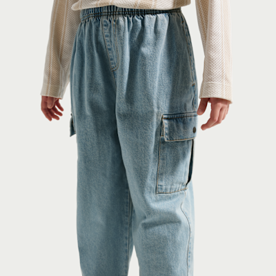 Nike Sportswear Collection Big Kids' Denim Cargo Pants