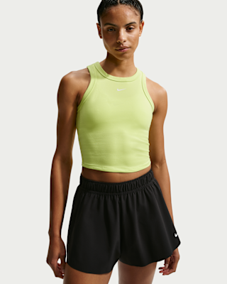 Женские  Nike One Fitted Dri-FIT Cropped Tank Top