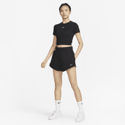 Nike Sportswear Women's High-Waisted French Terry Shorts. Nike PH