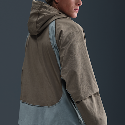 Nike Tech Men's Dri-FIT Woven Color-Block Windrunner Oversized Jacket