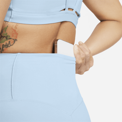 Shorts de ciclista de cintura alta de 20 cm con soporte suave para mujer Nike Zenvy