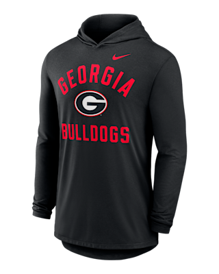 Мужская футболка Georgia Campus Arch Nike Dri-FIT College Long-Sleeve Hooded