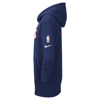 Brooklyn Nets Essential Older Kids' Nike NBA Fleece Pullover Hoodie