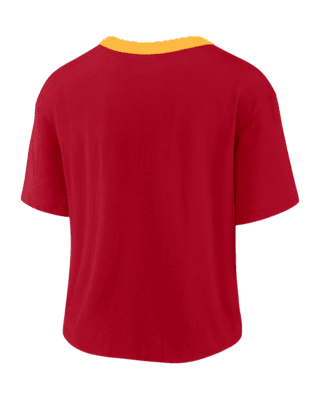 Nike Women's Team (NFL Kansas City Chiefs) High-Hip Crew in Red, Size: Small | 00CX080K7G-06H