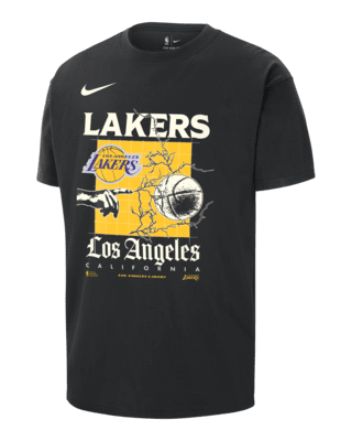 Мужская футболка Los Angeles Lakers Courtside Nike NBA Max90