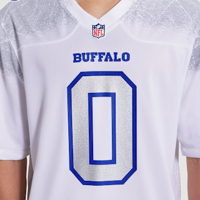 Jersey Nike de la NFL Game para hombre Keon Coleman Buffalo Bills Rivalries Collection