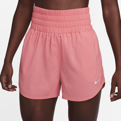 Shorts con forro de ropa interior Dri-FIT de tiro ultraalto de 8 cm para mujer Nike One