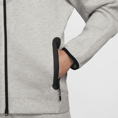 Felpa da calcio con cappuccio e zip a tutta lunghezza Nike FC Barcelona Tech Fleece Windrunner da uomo – Terza