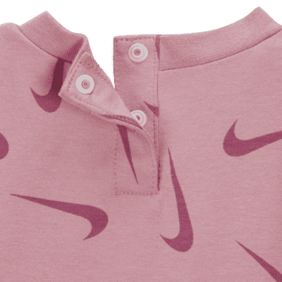 Mono de manga corta estampado para bebé Nike (3-6 meses)