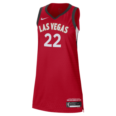 Las Vegas Aces Nike WNBA Rebel Jersey - A'ja Wilson