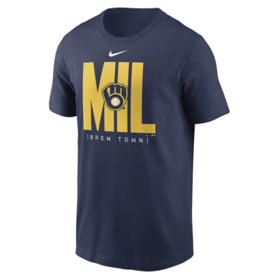 Мужская футболка Milwaukee Brewers Team Scoreboard