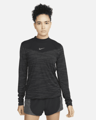 nike running shirt long sleeve women's